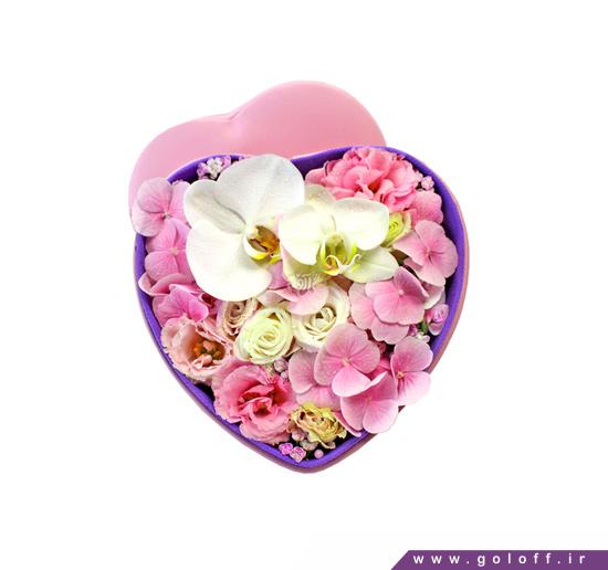 جعبه گل قلب - جعبه گل تانیس - Tanis | گل آف